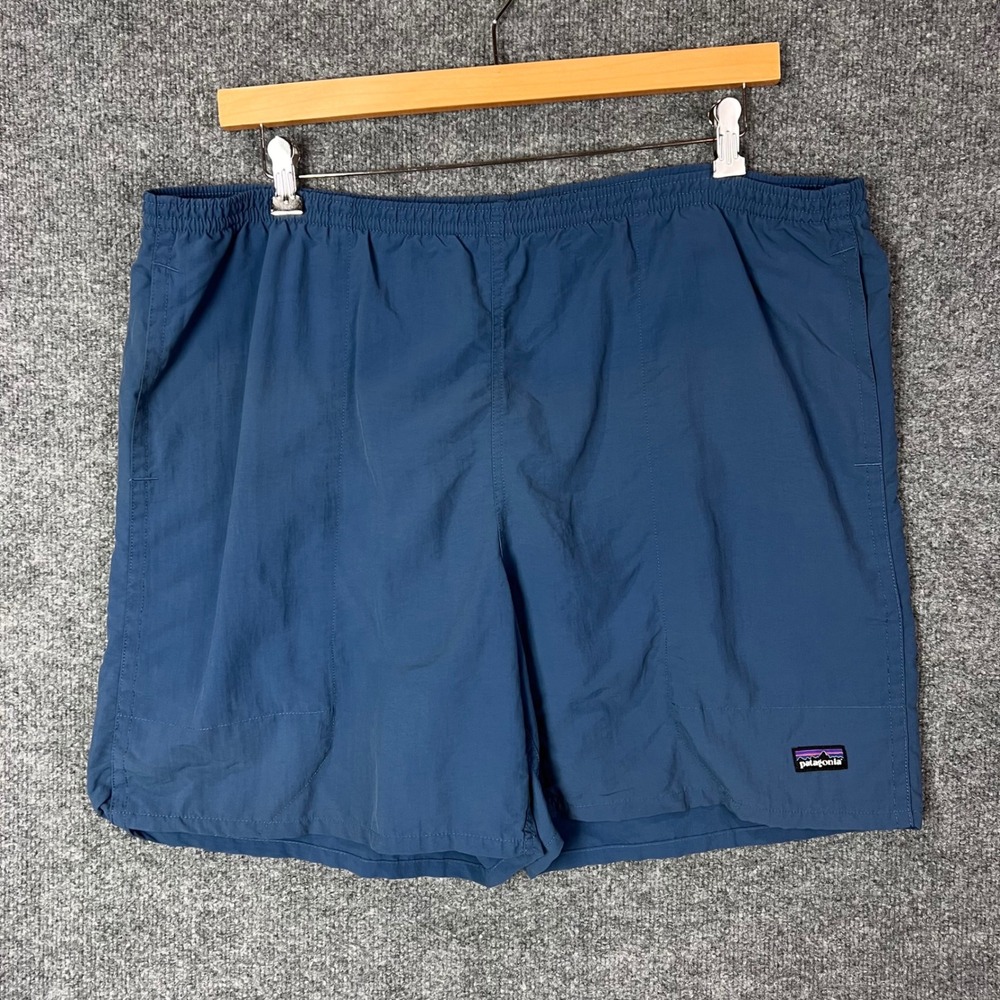 Patagonia Baggies Shorts size Mens XL Blue Nylon Swim Trunks